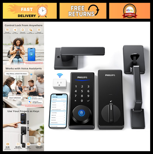 Smart deadbolt lock set - smart, wi-fi